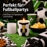 Forme din silicon reutilizabile în formă de minge de fotbal pentru lumânări și rășină DIY