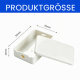 Mini Junction Box ABS Waterproof Surface-Mounted 55×35×15mm 12pc – White