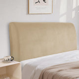 Velvet Headboard Cover Elastic Dustproof Removable Universal 150cm – Camel