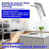 Cooker Anti-Tip Support Bracket Floor/Wall Mount – Fits Maytag/Kenmore/Whirlpool/KitchenAid