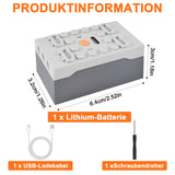 Set motor electric reîncărcabil Power Functions pentru blocuri de construcție și jucării