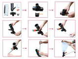 Above Ground Pool Vacuum Cleaner Manual, Pool Vacuum Cleaner for Garden Hose, Hydraulic Spa and Garden Pond Vacuum Cleaner, Inground Pool Vacuum Cleaner Bottom and Walls, Wall without Electricity (Nero)