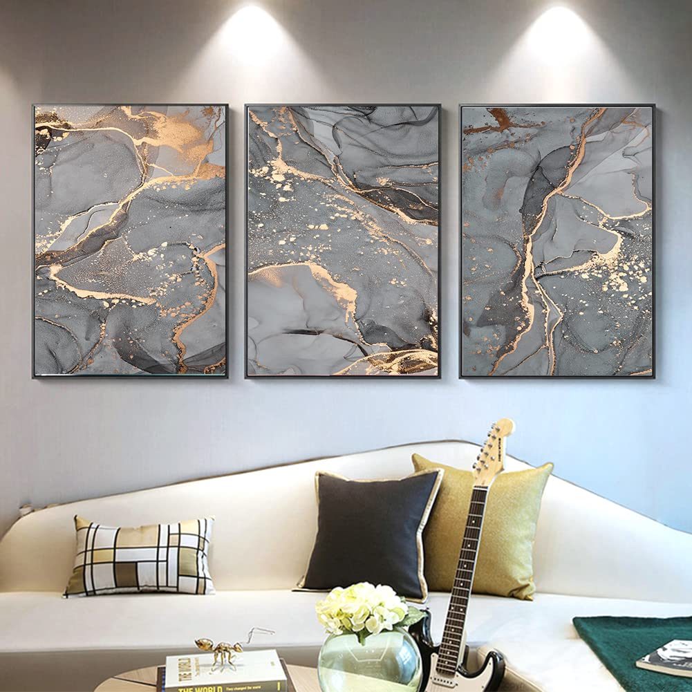 Set 3 postere artă islamică modernă decor perete fără ramă – Stil 2 (30x40 cm)