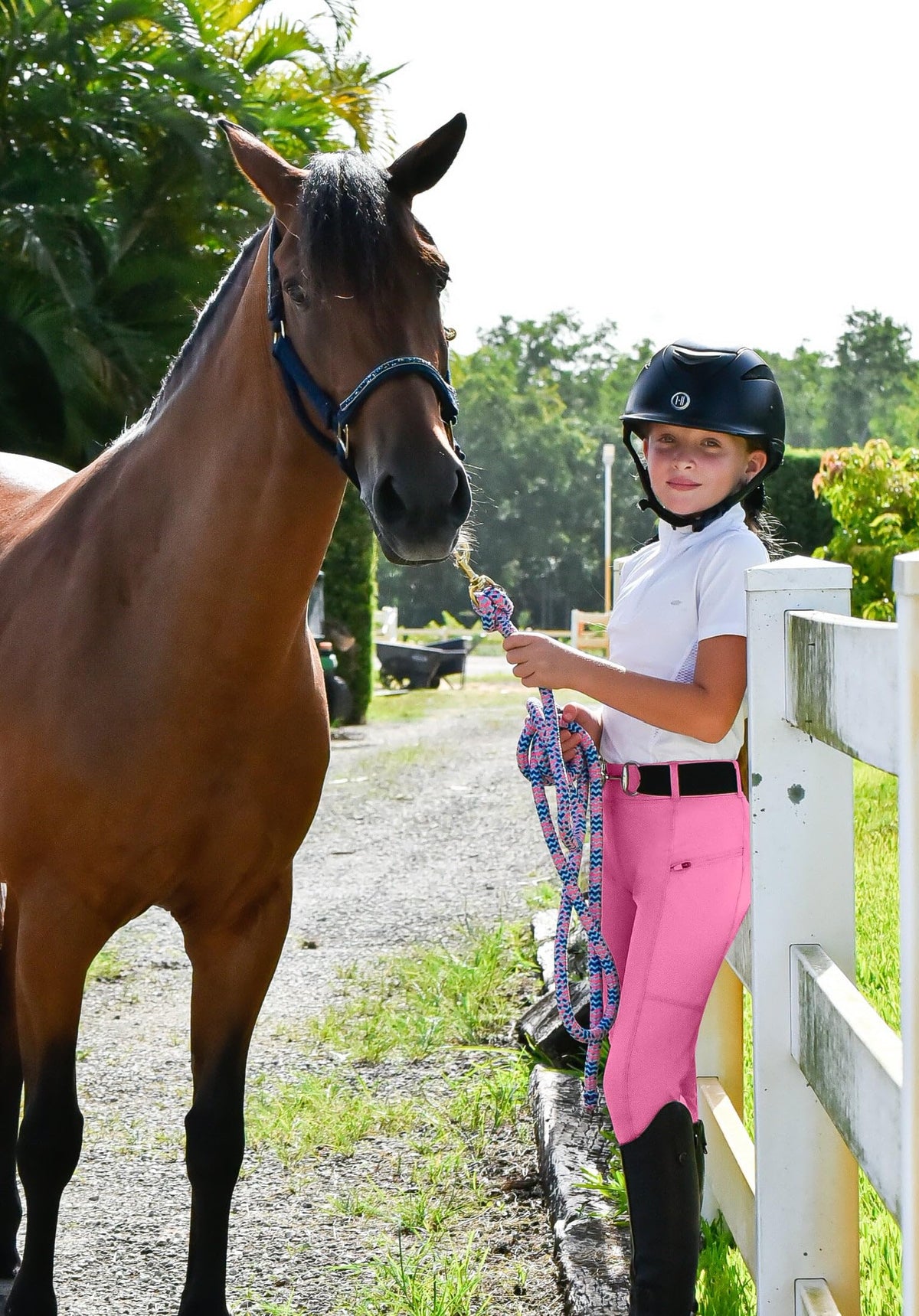 Children's Riding Breeches Silicone Full Seat Non-Slip – Kids
