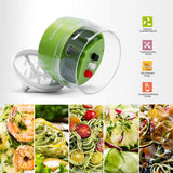 Handheld 4-in-1 Vegetable Spiralizer Multi Slicer – White