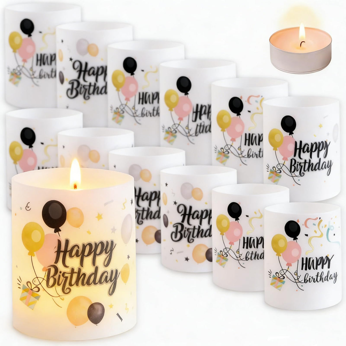12 Tea Light Candle Holders Table Decoration