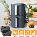 Protecție antistropire din silicon pentru friteuză cu aer cald Ninja SL400/SL300, set 4 buc