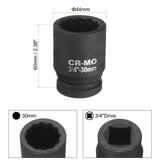30mm 12-Point Impact Socket 3/4in Drive 2-Pack Heavy-Duty – 30mm