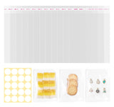 Self-Adhesive Cellophane Bags 200 Pack for Gifts Weddings - Clear