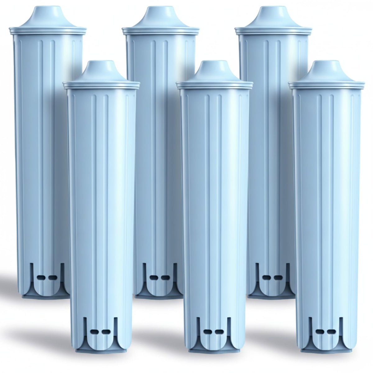 Cartușe filtru de apă compatibile Jura 71312, set 6 bucăți fără BPA – Albastru