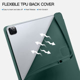 Husă de protecție Vobafe cu suport pentru Apple Pencil pentru iPad Pro 12.9 inch – Verde Brad