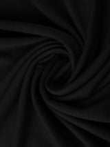Women's Ruffled Short-Sleeve Sleep Shirt Nightgown Loungewear – Black XS