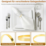 Metal Napkin Rings 100pc Elegant – Gold