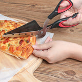 Foarfecă multifuncțională de tăiat pizza din inox alimentar cu mâner ergonomic Asdirne 27 cm
