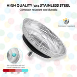 Kitchen Sink Strainer Basket Stainless Steel Drain Plug Anti‑Blocking – 80mm