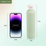 Refillable Travel Bottles Set Leakproof Flip Lid 260ml Toiletry Containers – Green