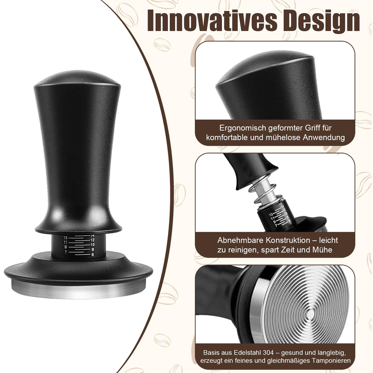 Coffee Tamper Espresso Tamper Set – 51mm