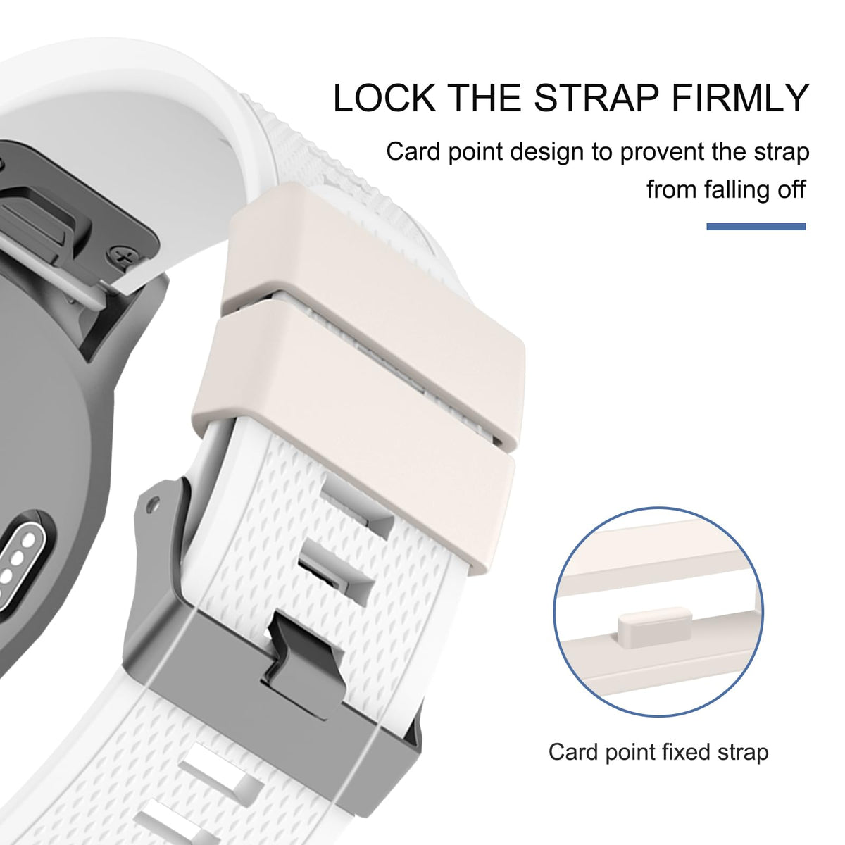 Curea din silicon de 22 mm compatibilă Garmin Venu 3 / Vivoactive 4 / Fenix / Instinct