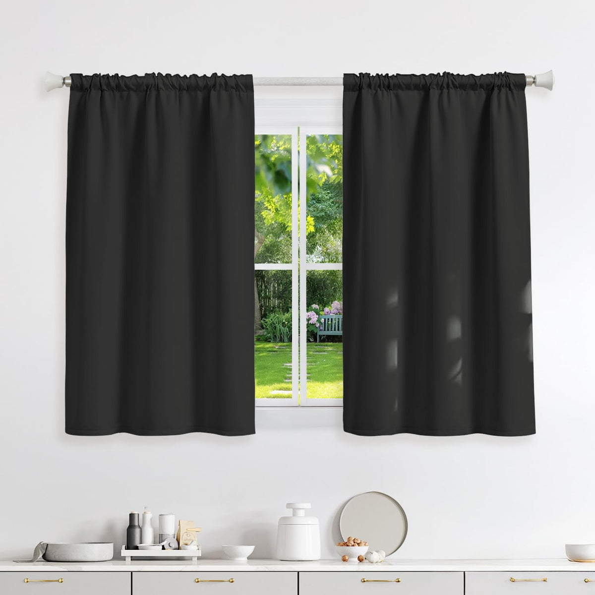 Perdele opace termoizolante cu rejansă 120x90 cm, set 2 bucăți