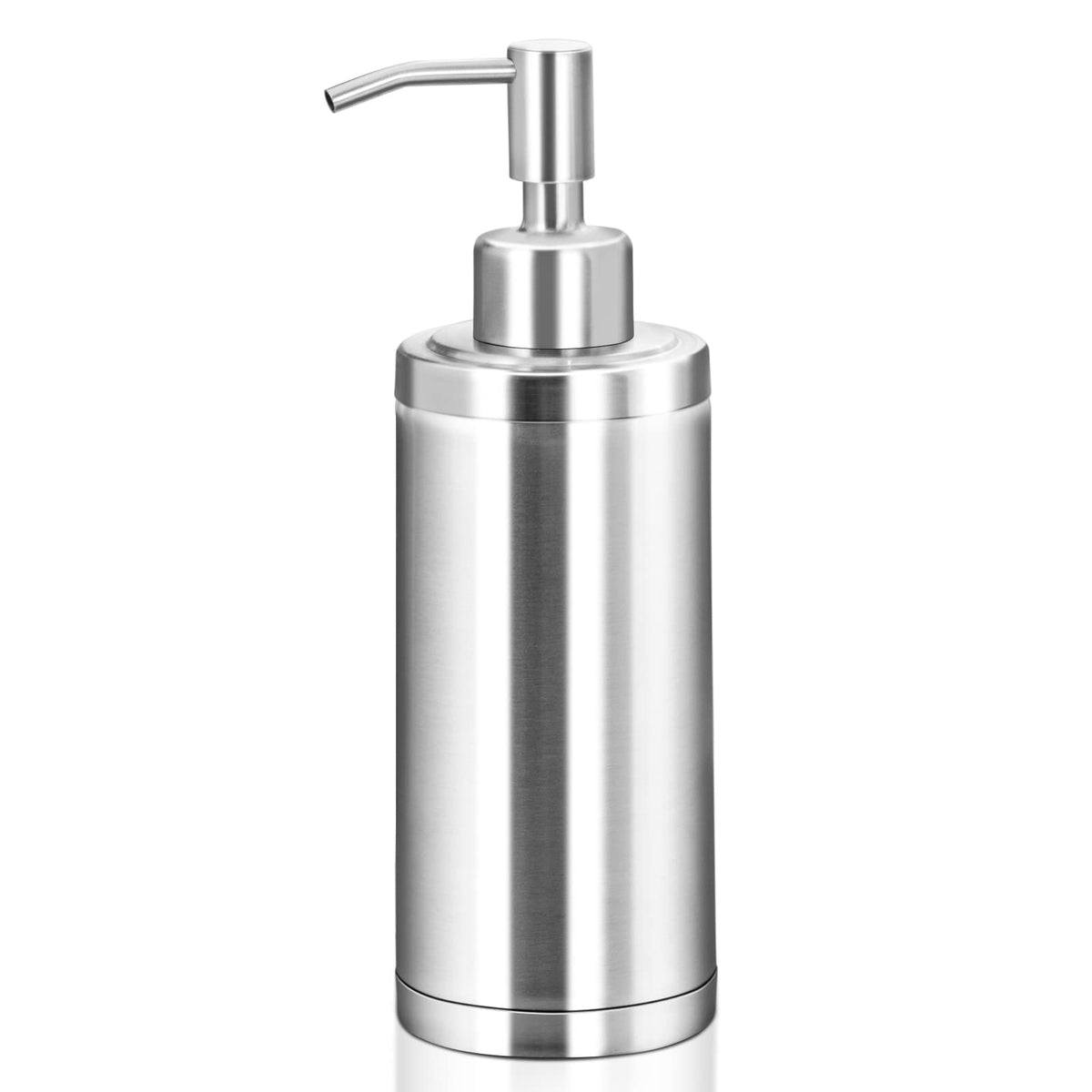 Stainless Steel Soap Dispenser Refillable Pump Bottle 300ml – Brushed Nickel