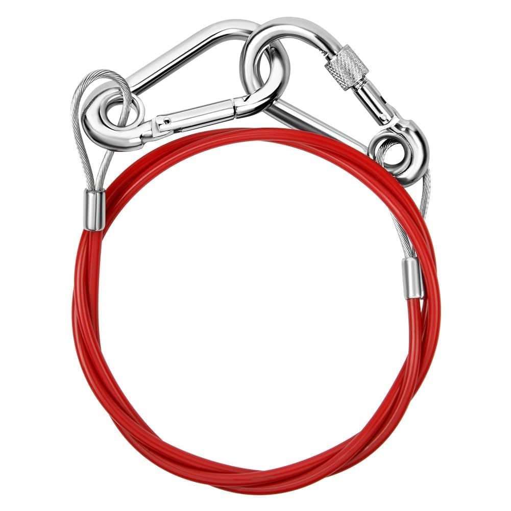 Trailer Breakaway Cable Hook 400kg Pull-Out Force Safety Cable – 1 m