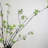 Artificial Ficus Branches 90cm 5-Pack for Vase Home Decoration – Green