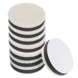 Lambswool Polishing Discs 75mm 8-Piece Buffing Pads for Rotary Tools – Cream