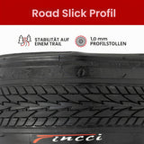 Fincci 26 x 1.5 Folding Bicycle Tyre 40-559 Slick Tyre for MTB & City Bikes – 26 inch