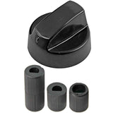 Recamania Universal Oven, Stove, or Microwave Knobs (4 pcs) | Replacement Compatible with All Brands | 6 and 8 mm Shafts Included