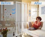 DIKER fly screen magnet door, insect protection magnetic curtain balcony door 90x200cm, fly curtain magnetic door, fly screen doors without drilling, fly protection curtain patio door