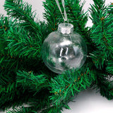 Fillable Christmas Baubles 10-Pack Acrylic Clear for Filling – Transparent 10cm