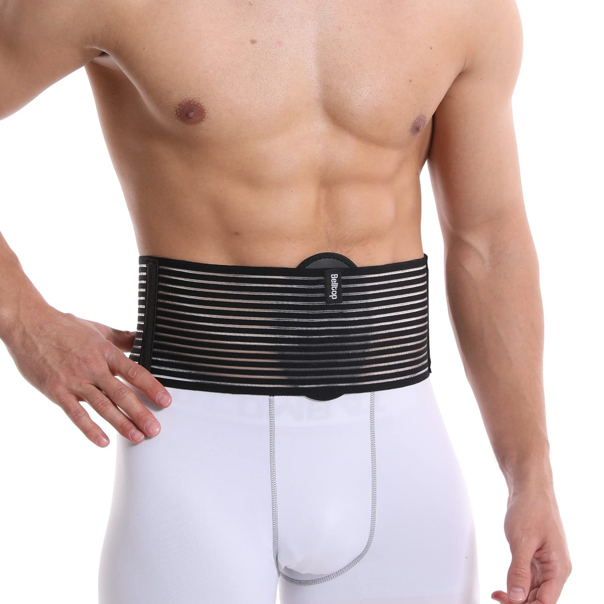 Centură de susținere pentru hernie ombilicală, epigastrică și ventrală, unisex – L/XL