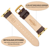 CORROPELLE Watch Strap Compatible with Apple Watch Leather Strap 49mm 46mm 45mm 44mm 42mm, High Quality Genuine Leather Watch Straps Replacement Bracelet for iWatch Series 10 9 8 7 6 5 4 3 2 1 SE2/1 Ultra2/1