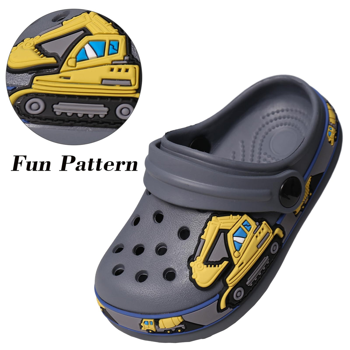 Children's Garden Clogs Non-Slip Lightweight Soft Comfortable Cute Pattern – Unisex