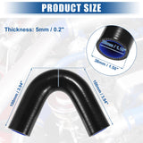 Silicone Clutch Hose 28mm (1.10in) 135° – Black