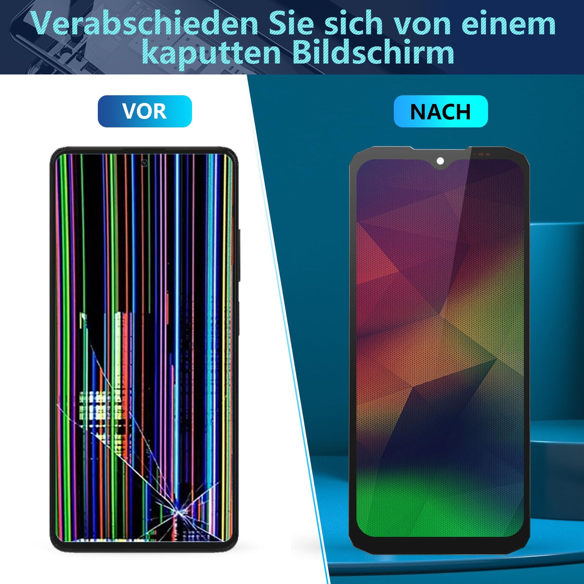 Ecran display LCD cu touchscreen și kit de scule pentru DOOGEE Blade 10 – Negru