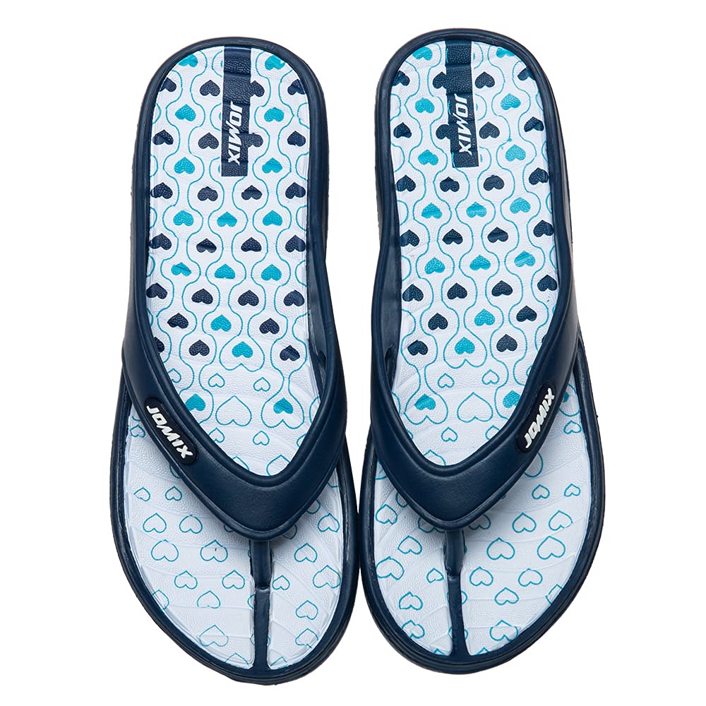 Women's Flip Flops Thong Non-Slip Comfort Beach Pool Platform – Navy EU 39