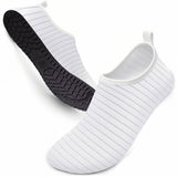 Pantofi de apă și surf cu uscare rapidă respirabili unisex – Dungi Albe EU 37