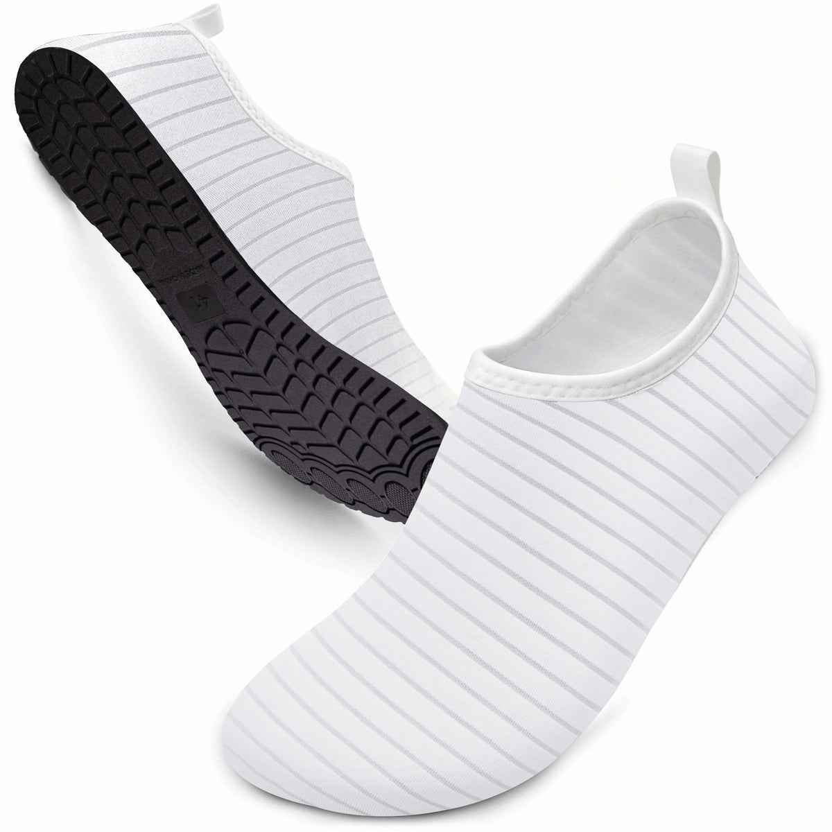 Pantofi de apă și surf cu uscare rapidă respirabili unisex – Dungi Albe EU 37