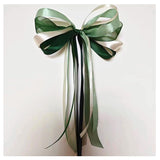 Fundițe decorative antenă auto, set 10 bucăți 36 cm – Verde închis