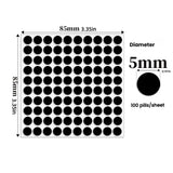 Light Blocking Stickers 100-Pack for Ray-Ban Meta & RayNeo V3 – Black