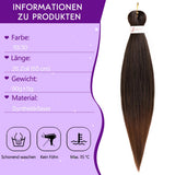 Pre-stretched Braiding Hair 26in Yaki Texture 90g Pack – 90g
