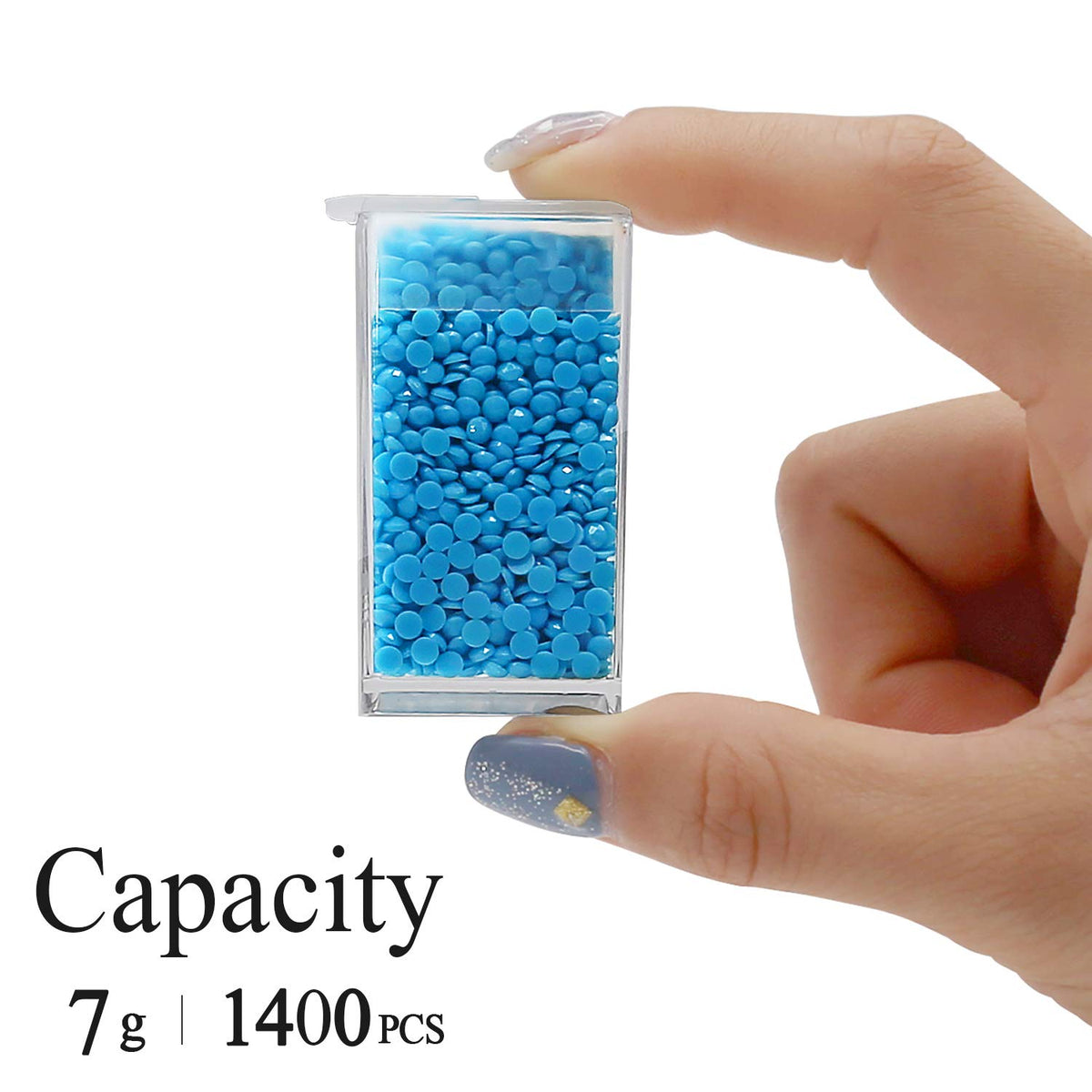Cutie organizatoare pentru pictură cu diamante 5D ARTDOT cu 64 compartimente și etichete