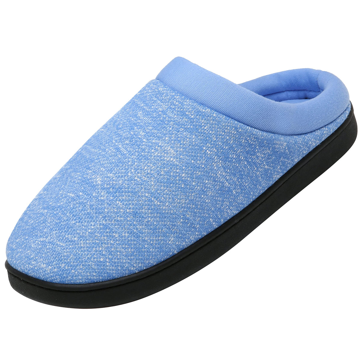 Unisex Memory Foam Non-Slip Winter Slippers Warm Cotton Blend – Sky Blue EU 38