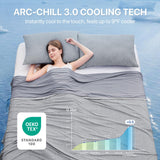 Cooling Bed Blanket 2-in-1 Q-Max>0.5 Lightweight Summer Cooling – Green 130x180cm