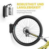 Suport de perete rotativ pentru bicicletă monTEK sarcină maximă 30 kg – Negru