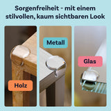 Table & Furniture Corner Protectors Impact Safety Cushions 12pc – Transparent