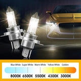 BIHEE Halogen Headlight Bulbs 12V 35W 3000K Yellow Bright Light – 2 Pack