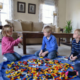 Foldable Toy Storage Bag & Baby Play Mat Space-Saving Design – Space