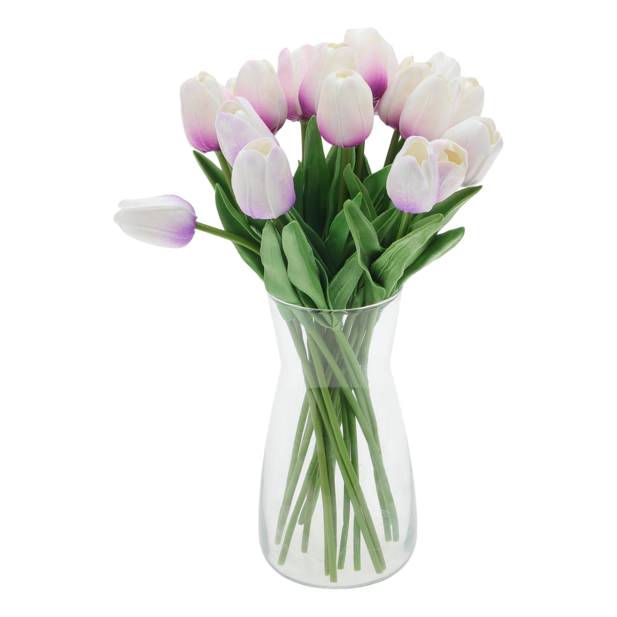 Buchet de lalele artificiale 20 bucăți pentru decor nuntă și casă – Mov